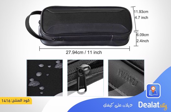WIWU Pouch X Multiple Compartments Waterproof Digital Items Storage Bag Zipper Organizer - DealatCity Store	