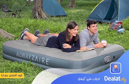 Bestway AlwayzAire Gray 14 Inch Indoor Outdoor Camping Inflatable Air Mattress - dealatcity store