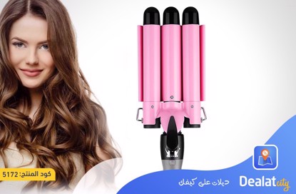Portable Three-Cylinder Hair Straightener - dealatcity store