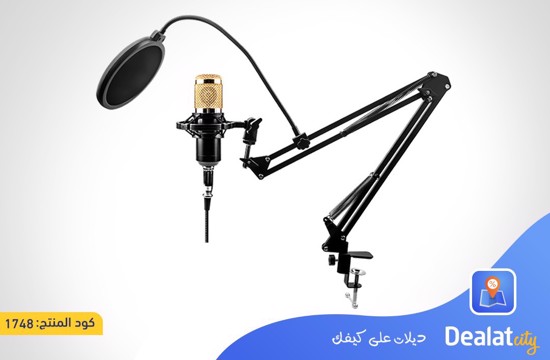 Microphone Condenser BM 800 Mic Set with Sound Card V8 - DealatCity Store	