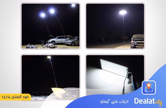 FR01 LED 360 LIGHT OUTDOOR MULTIFUNCTON FISHING ROD CAMPING 500 WATT LAMP - DealatCity Store	