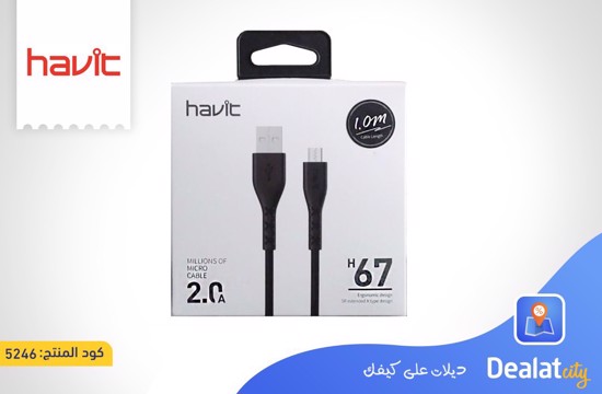Havit H67 Micro Charging Cable - dealatcity store