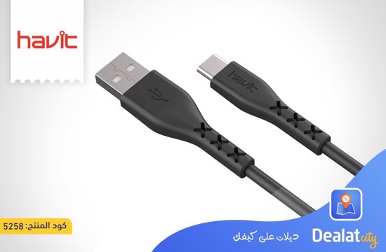 HAVIT H68 USB To Type-C Cable - dealatcity store
