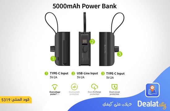 Bavin PC012/PC013 Mini Quick Charge Power Bank - dealatcity store