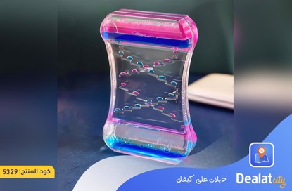Decorative Hourglass with Moving Liquid and Bubbles - dealatcity store