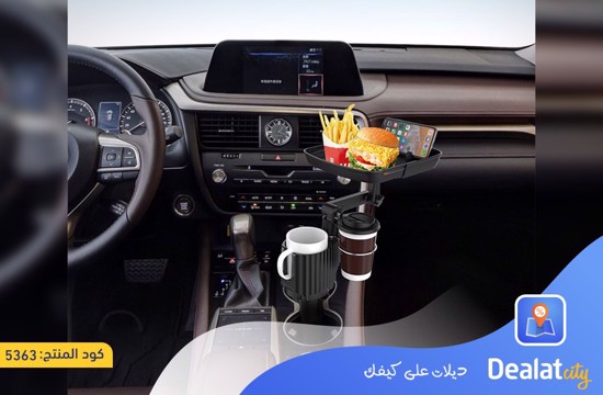 Car Cup Holder With Food Tray - dealatcity store
