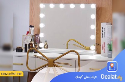 Large Lighted Vanity Mirror with 14 Dimmable LED Bulbs - dealatcity store