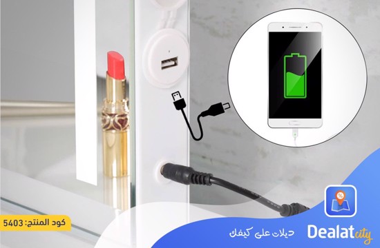 LED Touch Control Makeup Mirror - dealatcity store