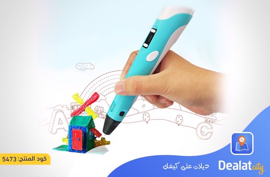 3D Pen with a Simple Design that Transforms Drawings into Three-Dimensional Models - dealatcity store