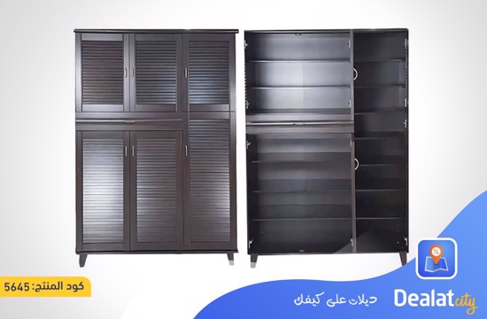 Large Shoe Cabinet 6 Doors and Drawer - dealatcity store
