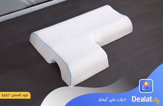 Shaped memory clearance foam pillow