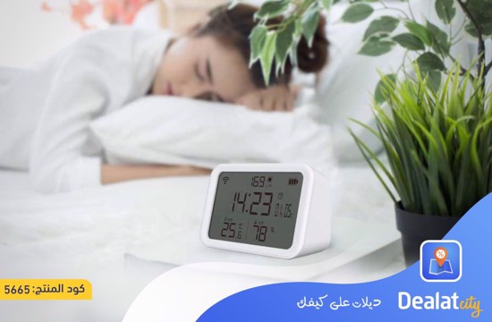 Porodo WiFi Smart Clock - Ambience Sensor - dealatcity store