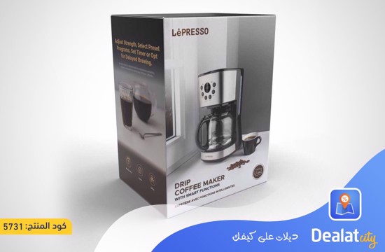 LePresso Digital Drip Coffee Maker - dealatcity store