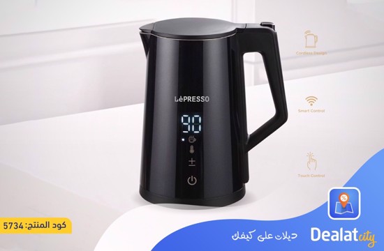 LePresso Smart Cordless Electric Kettle With LED Display - dealatcity store