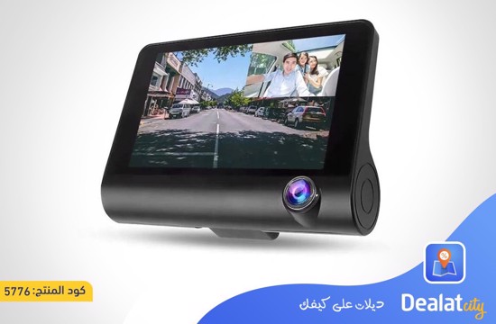 3 Channel Dash Cam Front Inside Rear Three Way Night Vision HD 1080P Car Camera - dealatcity store