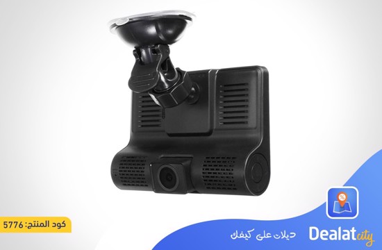 3 Channel Dash Cam Front Inside Rear Three Way Night Vision HD 1080P Car Camera - dealatcity store