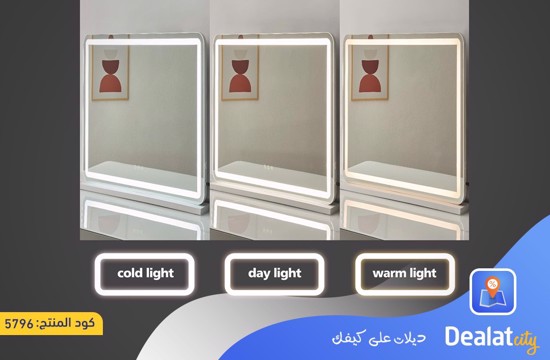 Makeup Light Mirror with LED Dimmable Lights - dealatcity store
