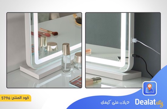 Makeup Light Mirror with LED Dimmable Lights - dealatcity store