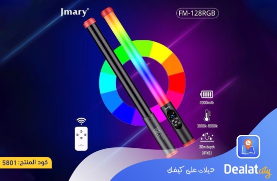 Jmary FM-128 RGB LED Light Wand Waterproof Lighting Bar - dealatcity store
