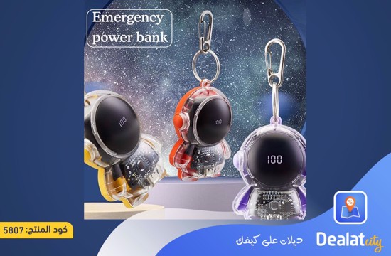 Emergency 1500 mAh Waterproof Mini Astronaut Power Bank - dealatcity store