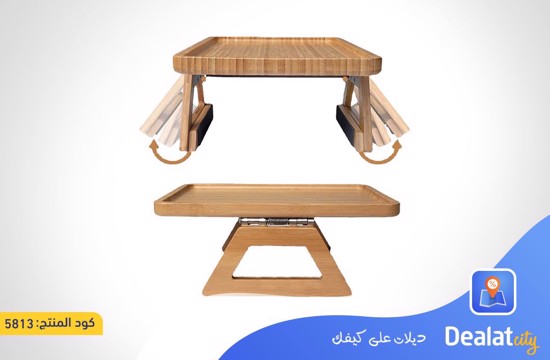 Wooden Sofa Arm Table With Clip - dealatcity store