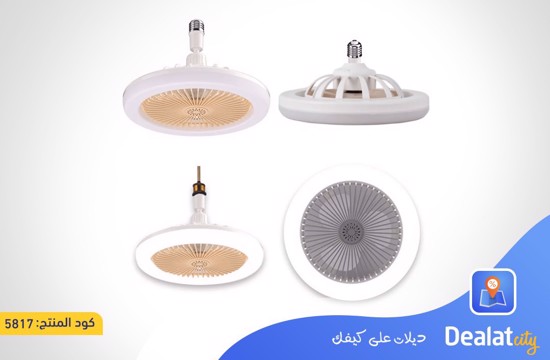 Modern Ceiling Multifunction Fan with LED Light - dealatcity store