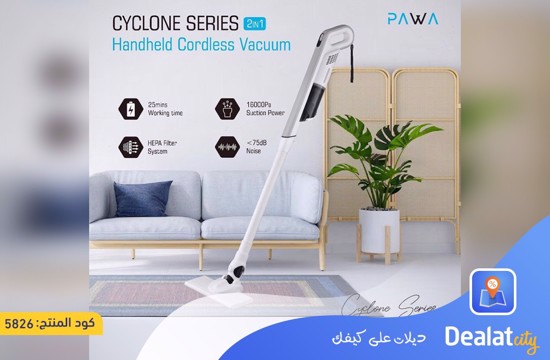 Pawa Cyclone Series 2in1 Handheld Cordless Vacuum Cleaner - dealatcity store