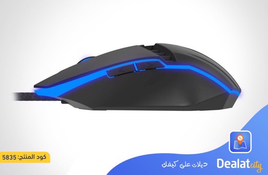 Porodo Gaming 7D Wired LED Mouse - dealatcity store