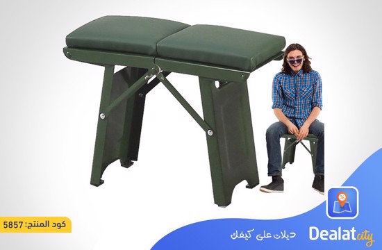 Steel Portable Folding Stool Chair - dealatcity store
