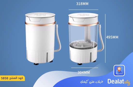 Large Capacity Mini Semi-Automatic Portable Washing Machine - dealatcity store