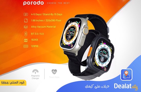 Porodo Ultra Titanium Smart Watch - dealatcity store