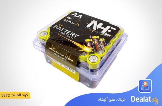 NHE AA Battery Plastic Box - 30 Pcs