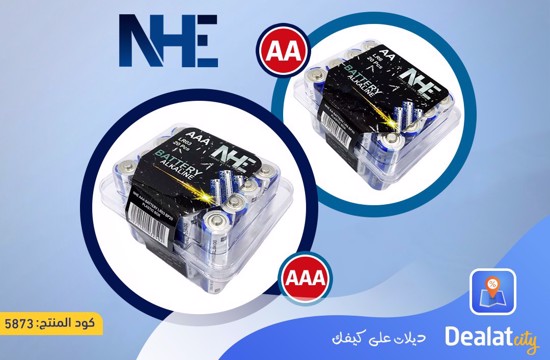 NHE (AAA Or AA) Alkaline Battery Plastic Box - 20 Pcs - dealatcity store