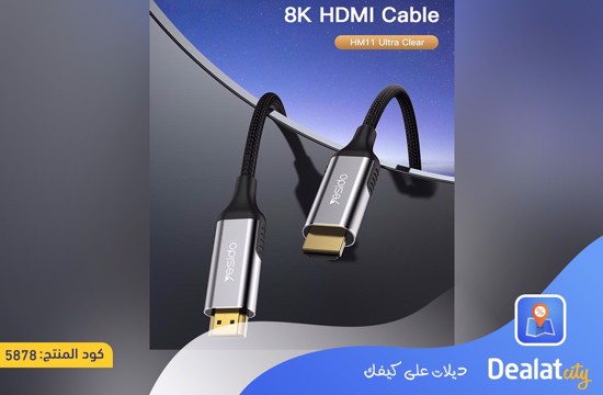 Yesido HM11 1.8m HDMI Male to HDMI Male 8K UHD Cable - dealatcity store