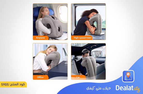 Inflatable Travel Pillow Neck and Head Support Pillow - dealatcity store