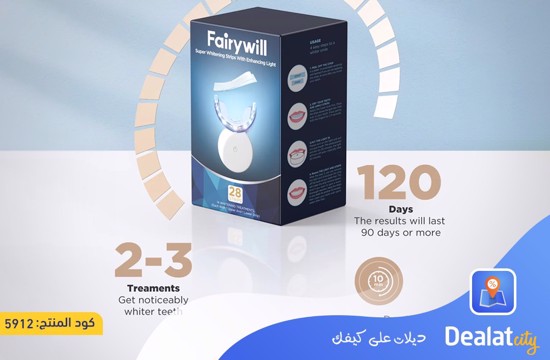 FAIRYWILL Rechargeable Teeth Whitening Kit - dealatcity store