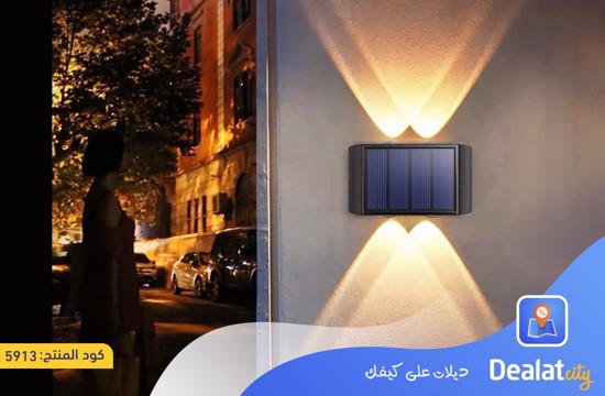 Waterproof LED Outdoor Solar Wall Light Up and Down Lighting - dealatcity store