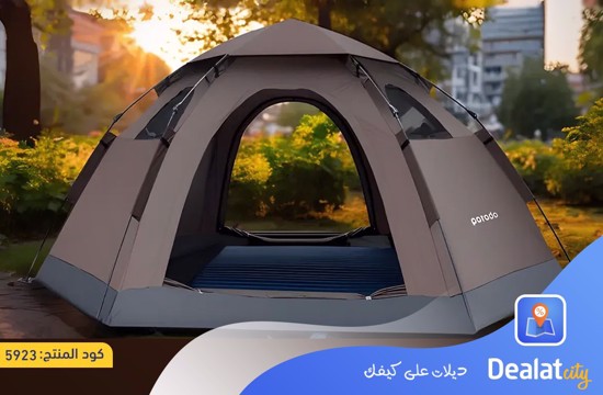 Porodo Lifestyle 4-Person Easy Pop-Up Automatic Camping Tent - dealatcity store