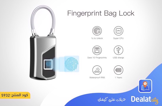 Waterproof Fingerprint Lock - dealatcity store
