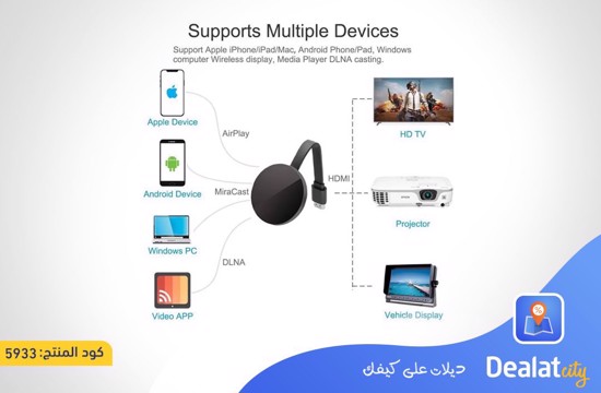 Chromecast 4k TV Streaming Device By Google - dealatcity store