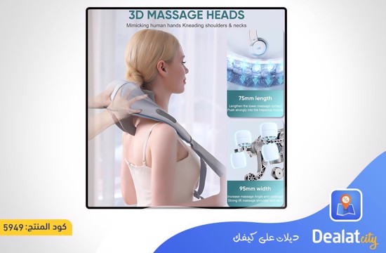 Wireless Neck and Shoulder Thermal Massager to Relieve MusclePain