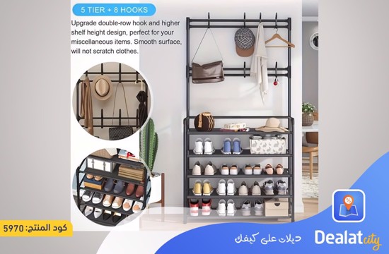 Clothes Stand and Shoe Organizer Rack - dealatcity store