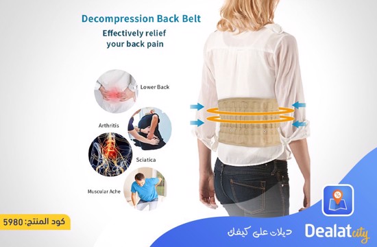 Decompression Back Belt Waist Brace Spinal Lumbar Decompression Belt with 30 Air Supports to Relieve Back Pain and Spinal Pressure