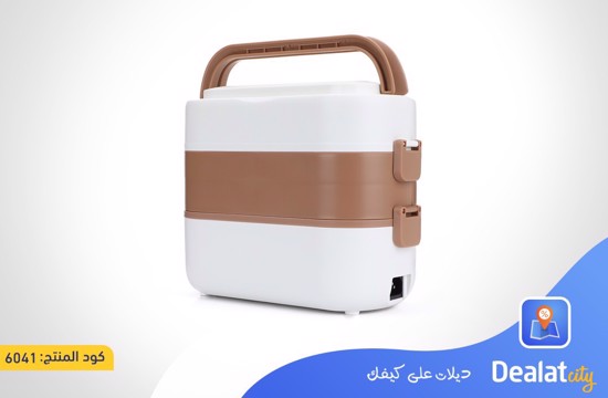 Pawa Delicacy 2L Double Layer Electric Lunch Box - dealatcity store