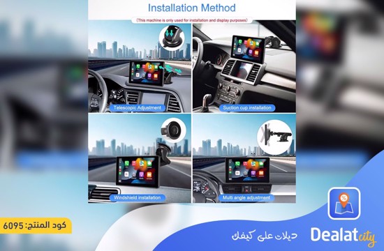 Apple CarPlay & Android Auto Portable Wireless Car Media Player - dealatcity store