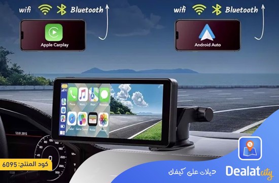 Apple CarPlay & Android Auto Portable Wireless Car Media Player - dealatcity store