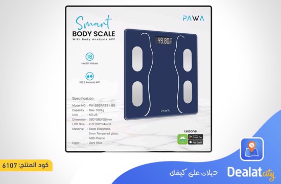 Smart Body Scale with Digital Screen - dealatcity store