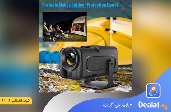 HY320 4K 1080P 180 Degree Rotatable Portable Projector - dealatcity store