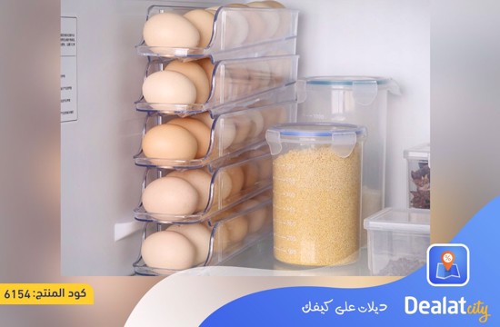 3-Layer Transparent Egg Organizer Holds - dealatcity store