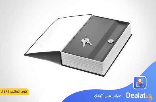 Metal Book Safe With Safety Lock - dealatcity store